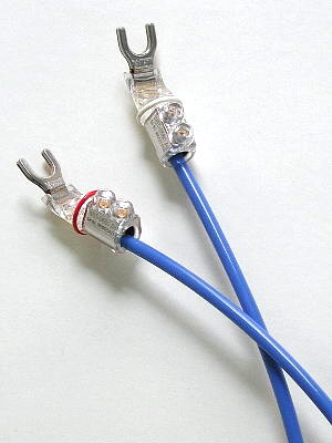 Speaker Cables with Silver WBT Spades